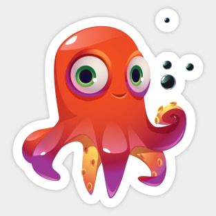 cute octopus Sticker